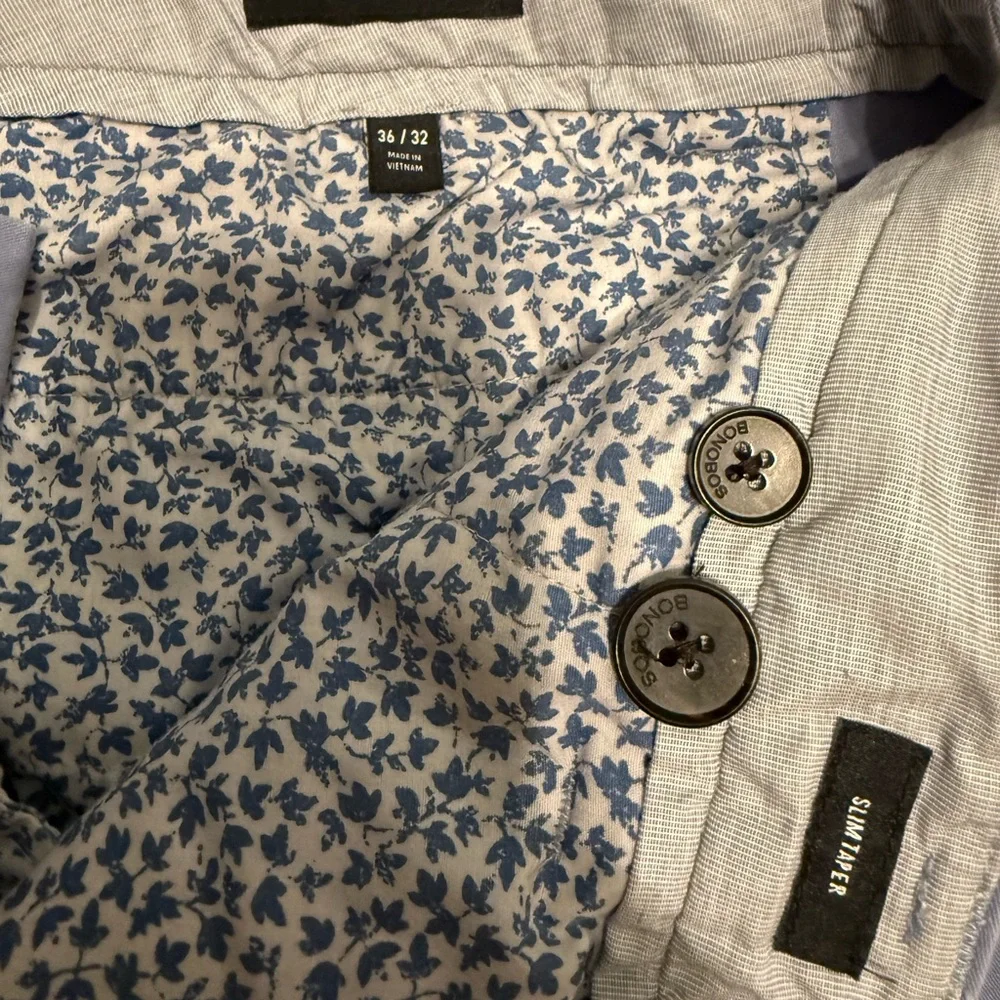 Bonobos Light Blue Pants 36x32 - Picture 2 of 3